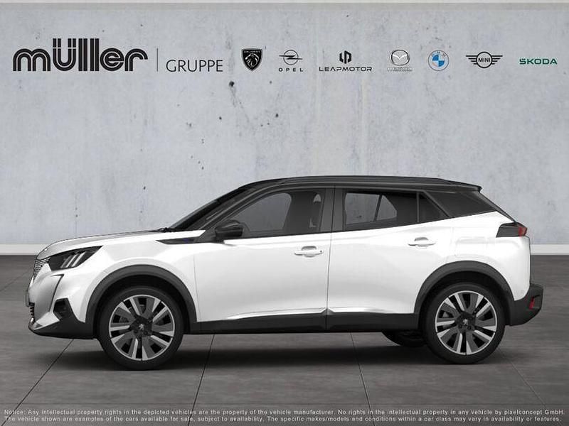 Gebraucht Peugeot e-2008 GT 100 kW (136 PS) 2021 Lack weiss perlglänzend/typ au SUV