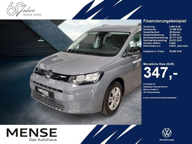 Pure grey Neu 2025 VW Caddy California Van / Kleinbus | 39.960 € (Teuer) - Bild 1/4