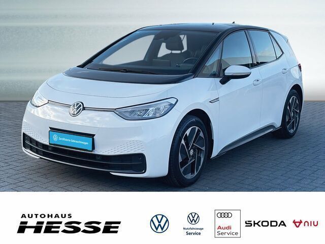 Gebraucht VW ID.3 Pro Performance 150 kW (204 PS) 2021 Gletscher weiß (metallic) Kleinwagen