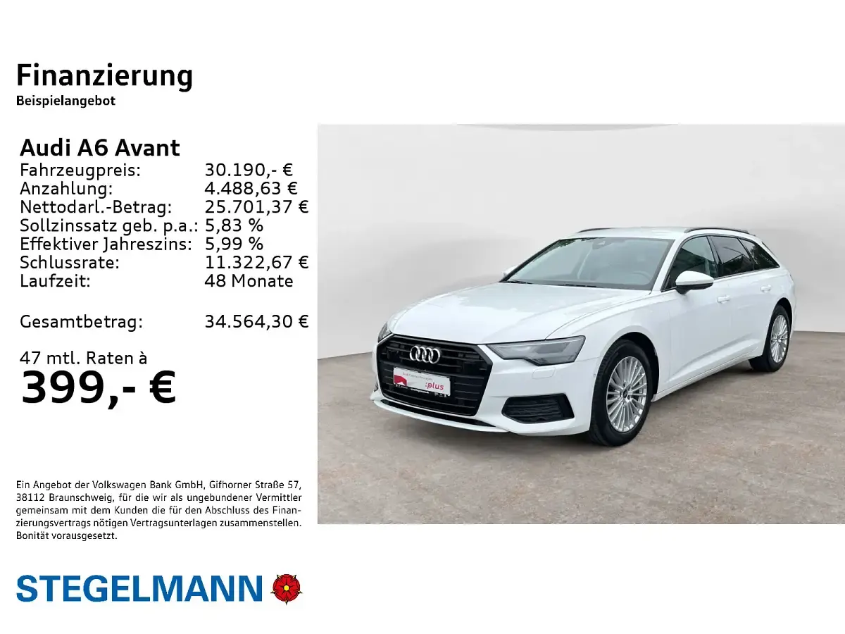 Gebraucht Audi A6 Design 204 PS (150 kW) 2022 Kombi