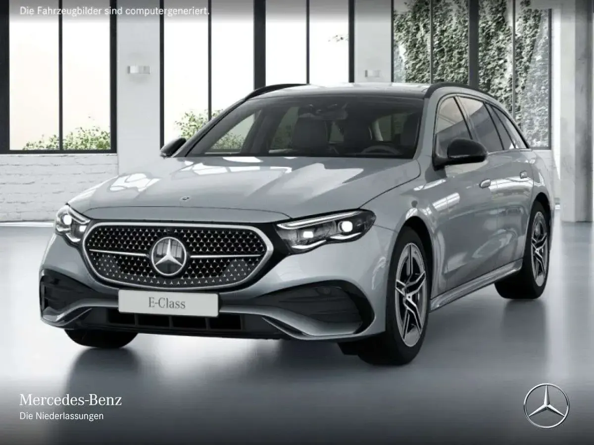 Second-hand Mercedes E200 AMG line 204 CP (150 kW) 2025 Argintiu Break
