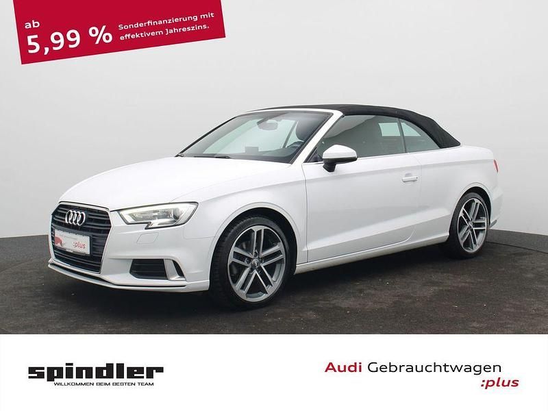 Weiß Gebraucht 2017 Audi A3 Cabriolet Sport Cabrio | 19.490 € (Etwas zu teuer) - Bild 1/4