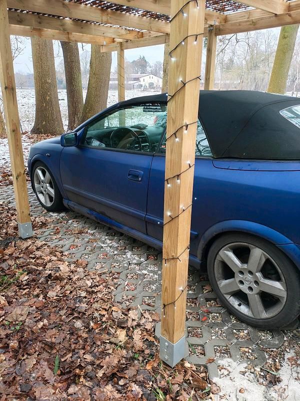 Gebraucht Opel Astra Cabriolet 125 PS (91 kW) 2003 Blau Cabrio