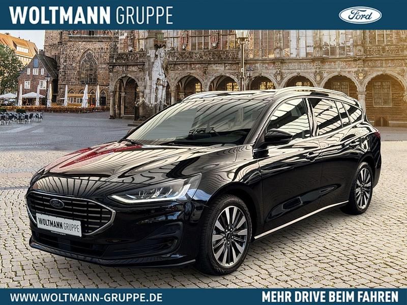 Gebraucht Ford Focus Titanium 125 PS (91 kW) 2022 Obsidianschwarz metallic Kombi