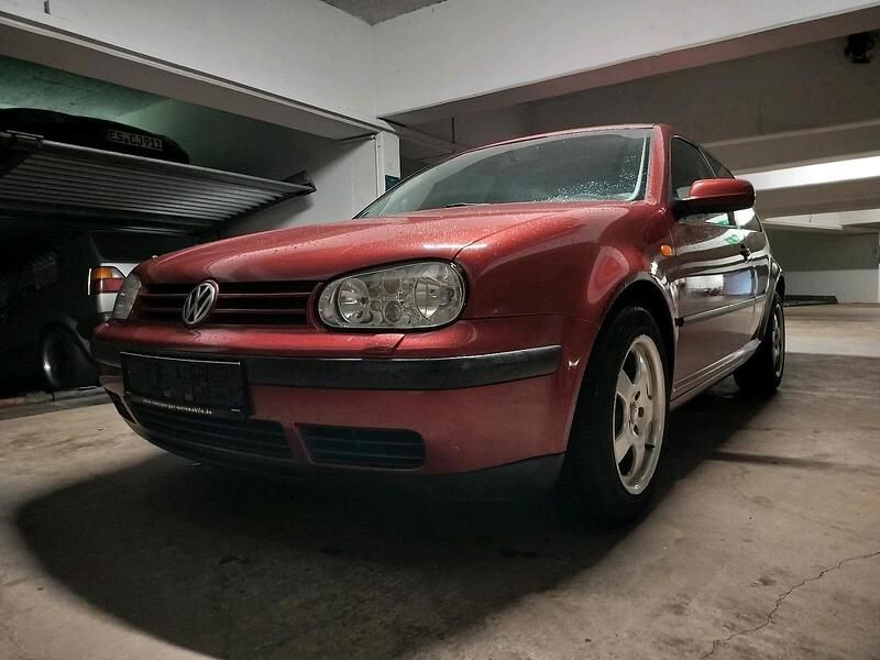 Rot Gebraucht 1998 VW Golf IV Coupé | 999 € - Bild 1/4