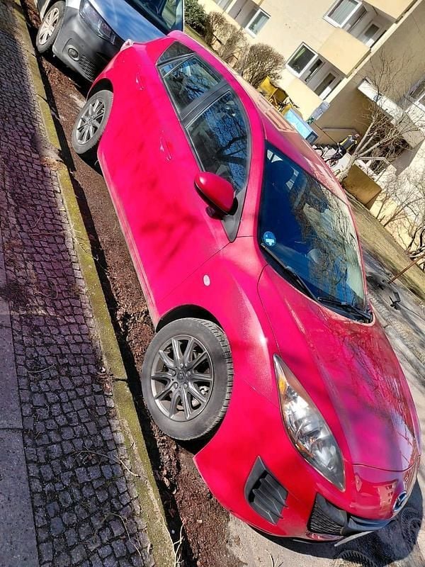 Gebraucht Mazda 3 105 PS (77 kW) 2010 Rot Kleinwagen
