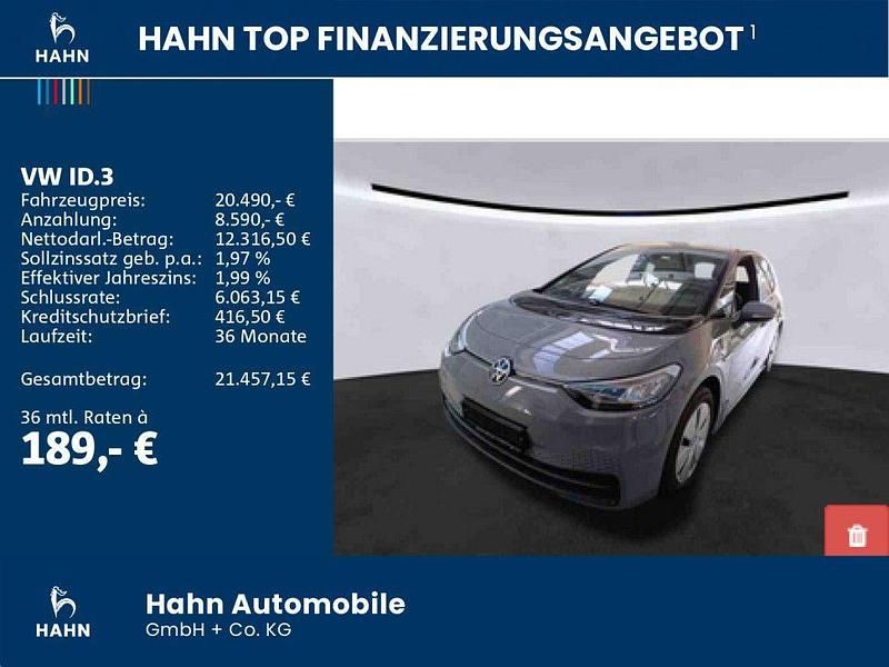 Gebraucht VW ID.3 Pure 110 kW (150 PS) 2022 Mondsteingrau Kleinwagen