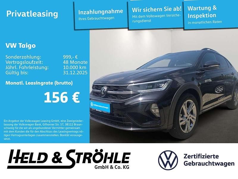 Deep black perleffekt (metallic) Gebraucht 2024 VW Taigo R-line SUV | 19.920 € (Guter Preis) - Bild 1/3