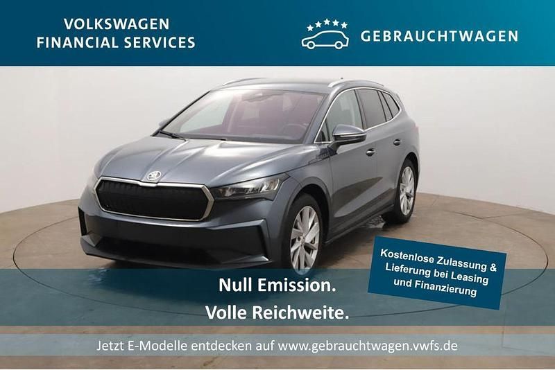 Grau Gebraucht 2021 Skoda Enyaq iV SUV | 28.699 € (Fairer Preis) - Bild 1/4