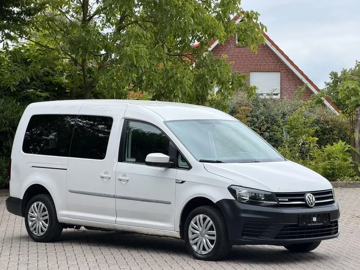 Gebraucht VW Caddy Maxi 110 PS (80 kW) 2018 Weiß Van / Kleinbus
