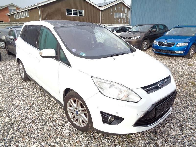 Gebraucht Ford Grand C-Max Titanium 163 PS (119 kW) 2014 Weiß Van / Kleinbus