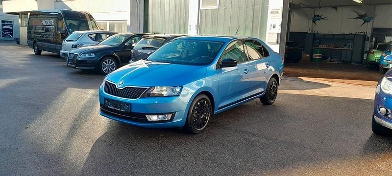Gebraucht Skoda Rapid Ambition 105 PS (77 kW) 2014 Blau Limousine