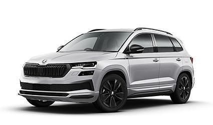 Neu Skoda Karoq SportLine 150 PS (110 kW) 2026 Blau, race blau (8x8x) SUV