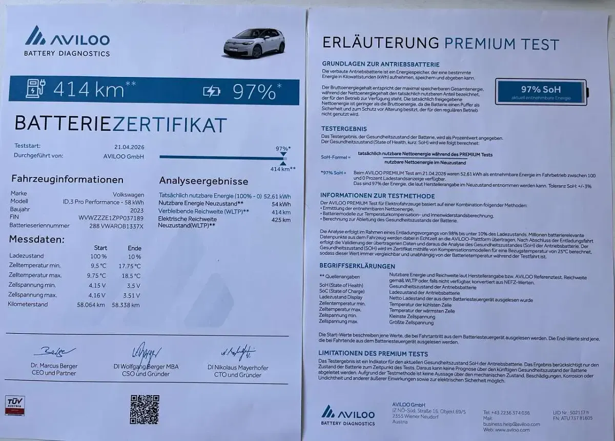 Gebraucht VW ID.3 Pro Performance 150 kW (204 PS) 2023 Kleinwagen