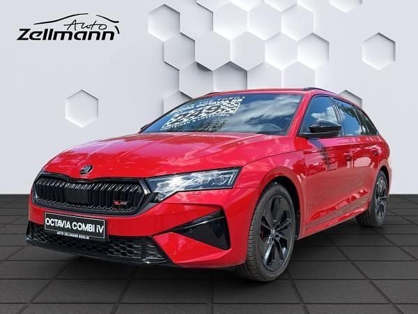 Rot (velvetrot metallic) Gebraucht 2025 Skoda Octavia RS Kombi | 39.914 € (Guter Preis) - Bild 1/4