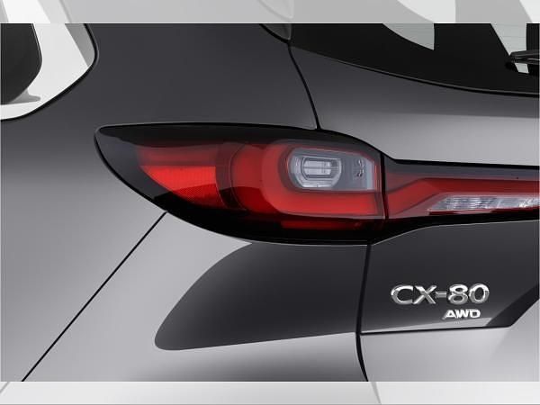 Grau (machine gray metallic) Neu 2025 Mazda CX-80 Homura-Line SUV | 56.257 € (Superpreis) - Bild 1/1