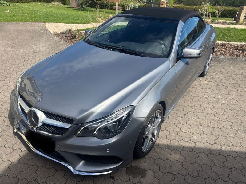 Silber Gebraucht 2015 Mercedes E350 AMG line Cabrio | 28.500 € (Fairer Preis) - Bild 1/4