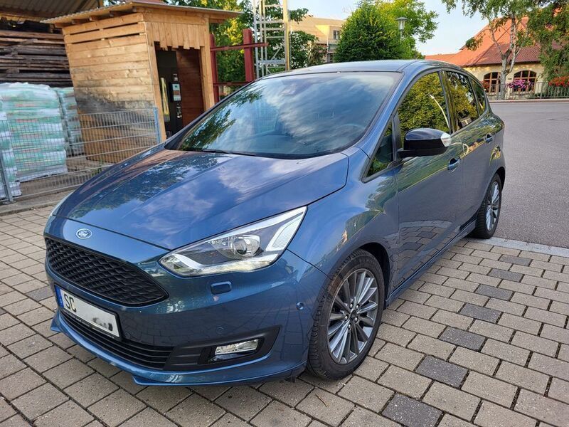 Blau Gebraucht 2018 Ford C-MAX Sport Van / Kleinbus | 15.900 € (Fairer Preis) - Bild 1/4
