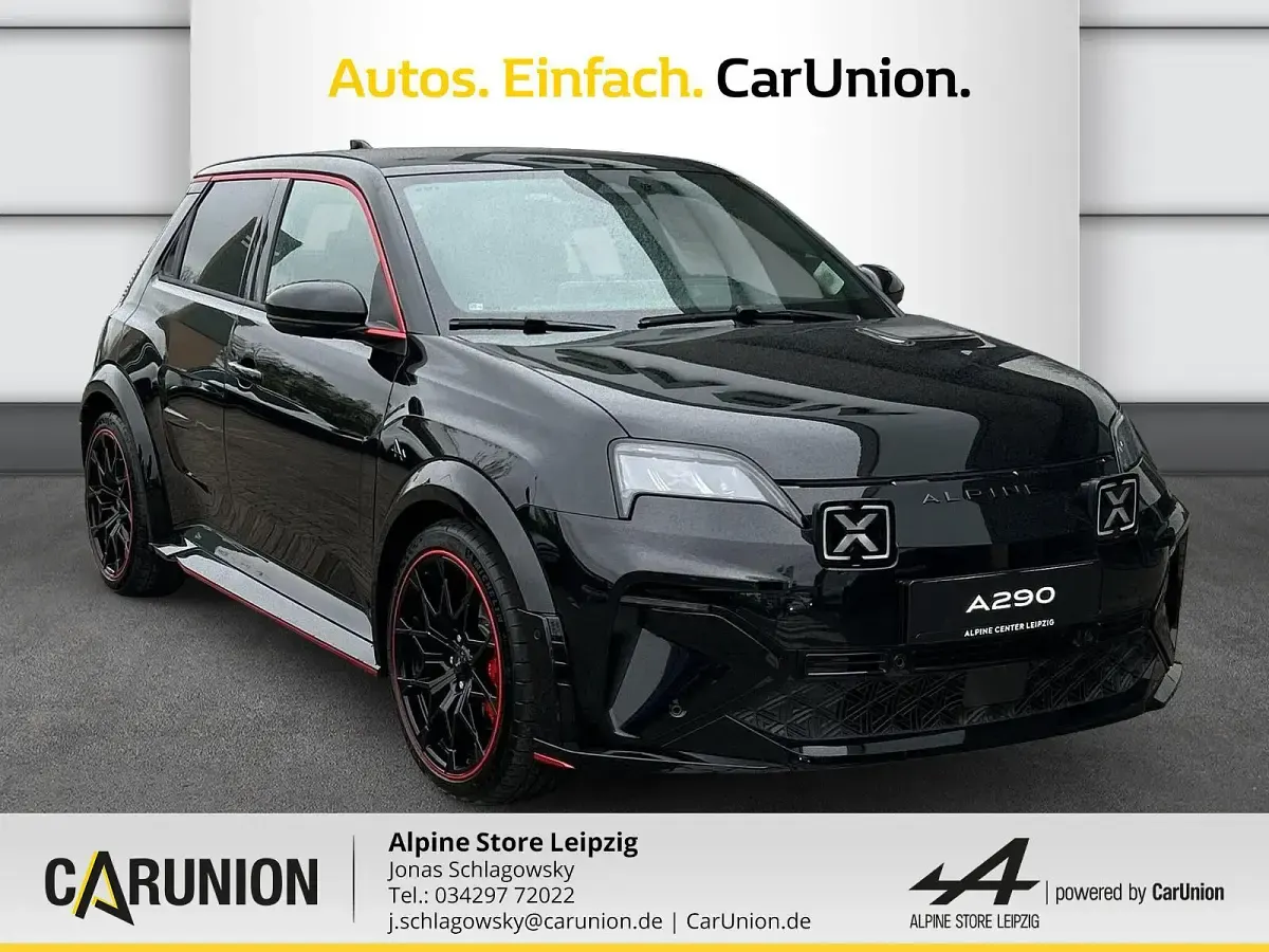 Neu Alpine A290 160 kW (218 PS) 2026 Black pearlschwarz metallic Kleinwagen
