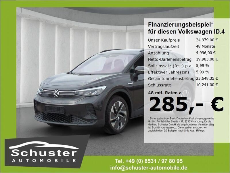 Grau Gebraucht 2022 VW ID.4 Pure SUV | 24.979 € (Fairer Preis) - Bild 1/4
