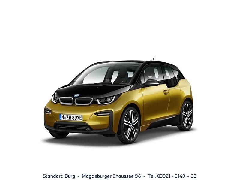 Galvanic gold m Gebraucht 2021 BMW i3 Comfort Edition Kleinwagen | 19.990 € (Fairer Preis) - Bild 1/4