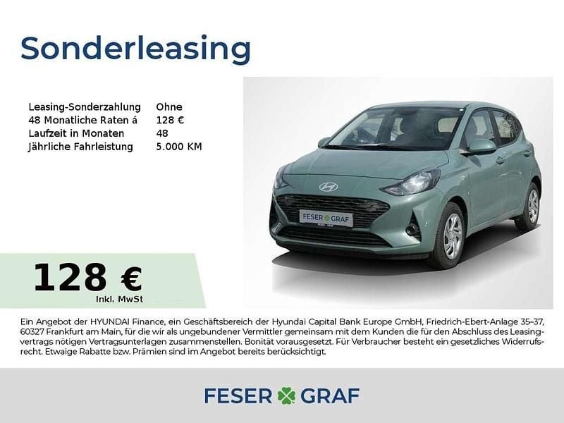 Mangrove green Neu 2025 Hyundai i10 Select Kleinwagen | 15.190 € (Guter Preis) - Bild 1/4