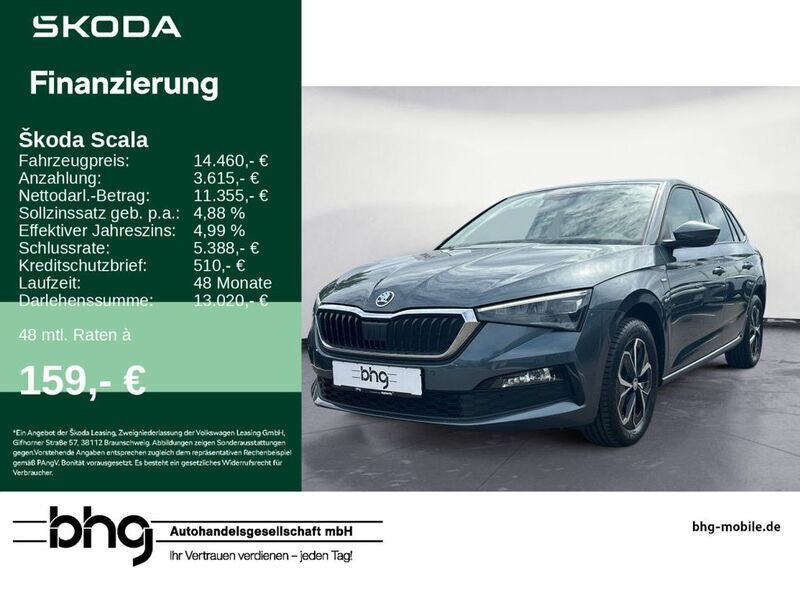 Grau Gebraucht 2020 Skoda Scala Ambition Kleinwagen | 13.760 € (Fairer Preis) - Bild 1/4