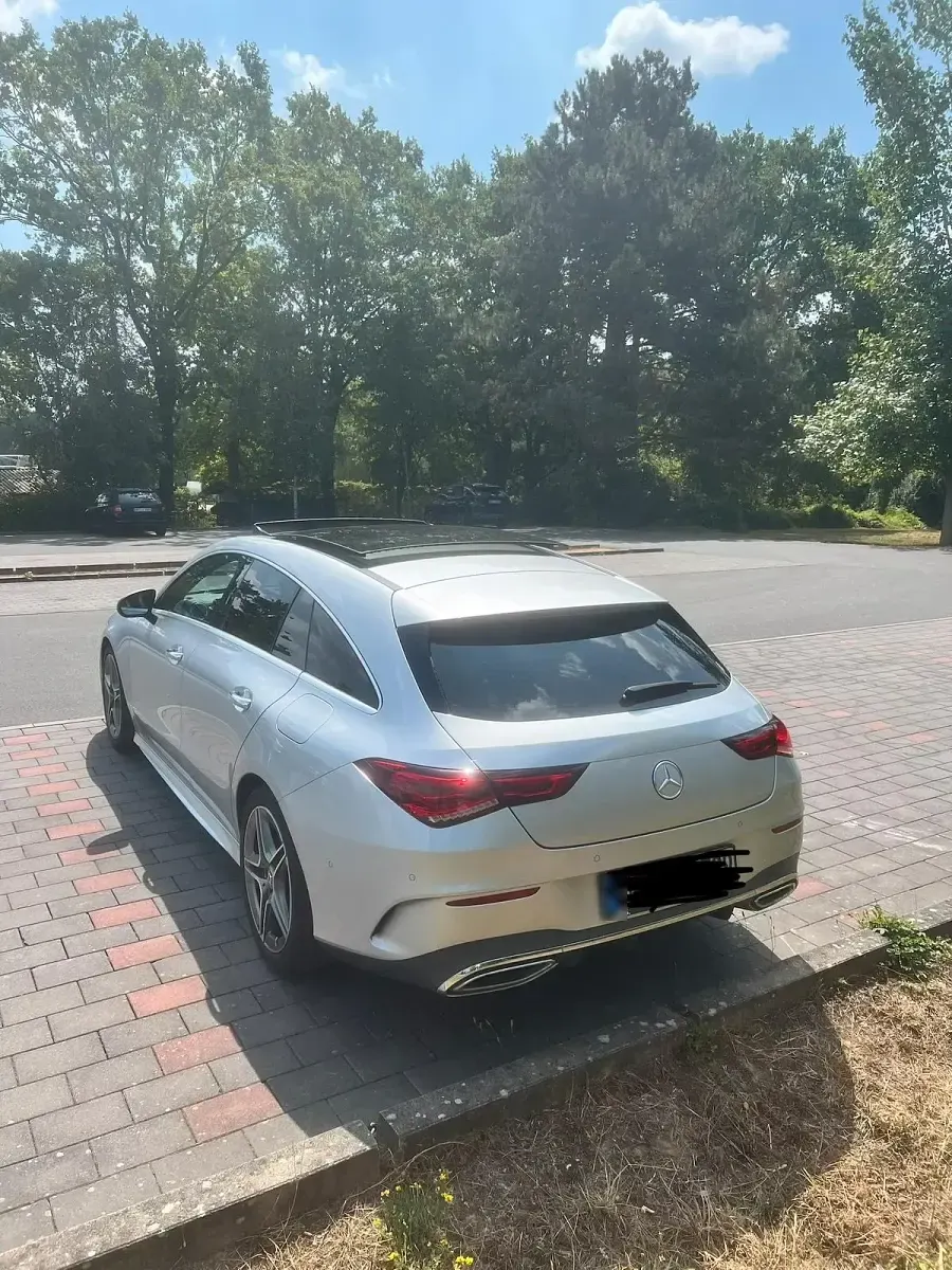 Gebraucht Mercedes CLA200 AMG line 150 PS (110 kW) 2022 Silber Coupé