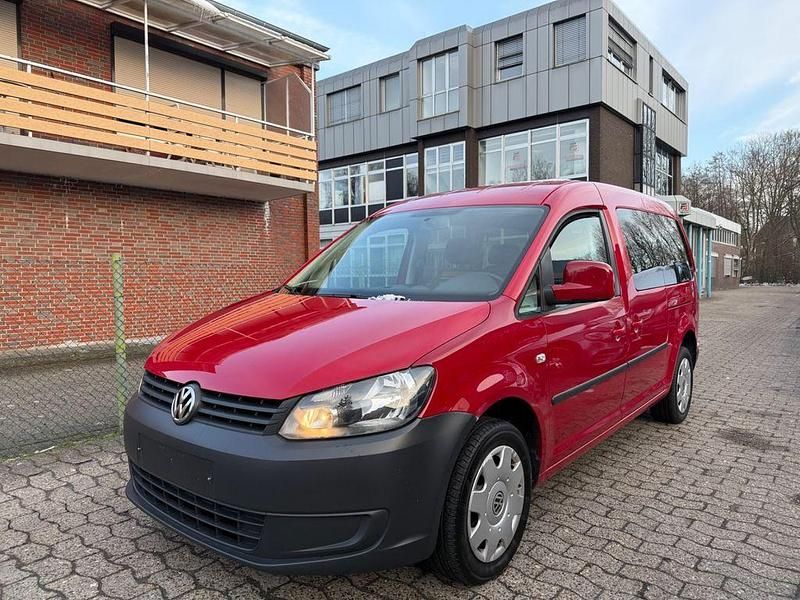 Gebraucht VW Caddy Maxi Trendline 102 PS (75 kW) 2013 Rot Van / Kleinbus