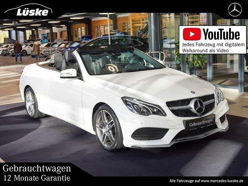 Weiß Gebraucht 2016 Mercedes E350 AMG line Cabrio | 26.400 € (Fairer Preis) - Bild 1/4
