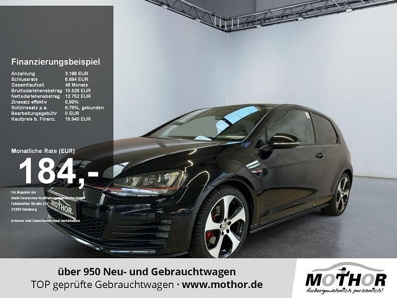 Schwarz Gebraucht 2015 VW Golf VII GTI Limousine | 14.835 € (Guter Preis) - Bild 1/4