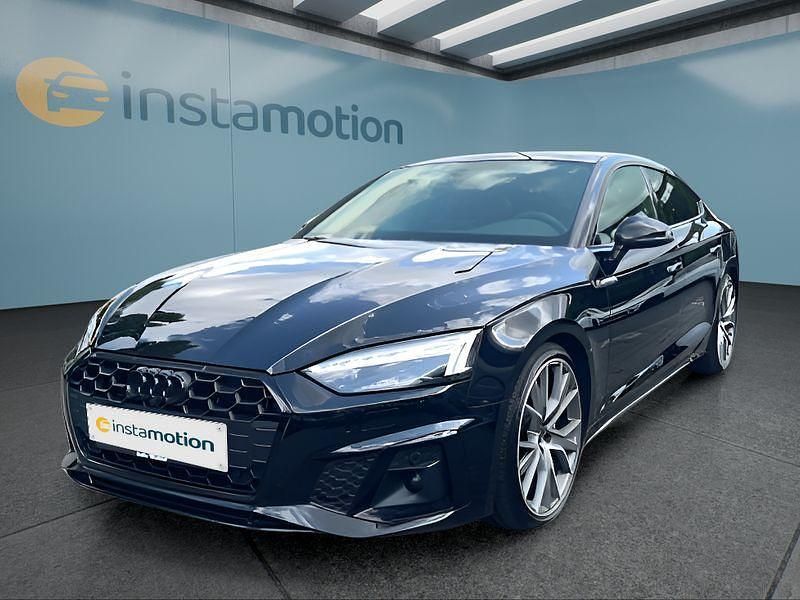 Schwarz Gebraucht 2022 Audi A5 S-Line Coupé | 41.549 € (Etwas zu teuer) - Bild 1/4