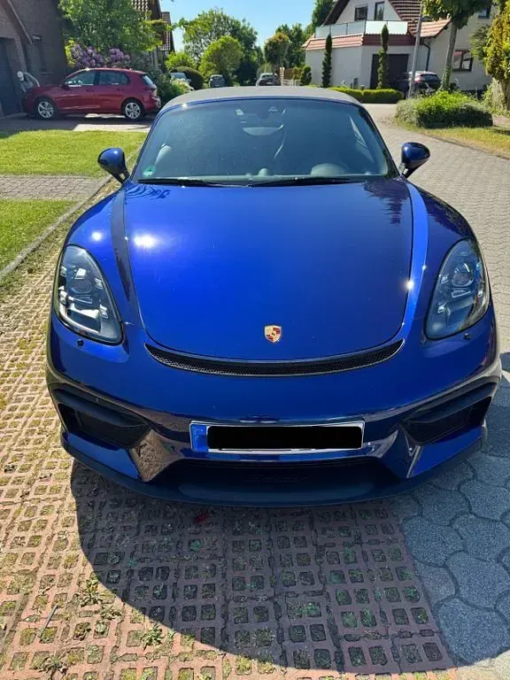 Gebraucht Porsche 718 Boxster 420 PS (308 kW) 2020 Blau Cabrio