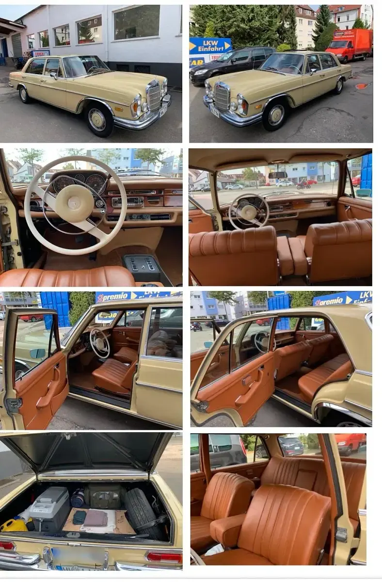 Gebraucht Mercedes 280 200 PS (147 kW) 1973 Gelb Limousine