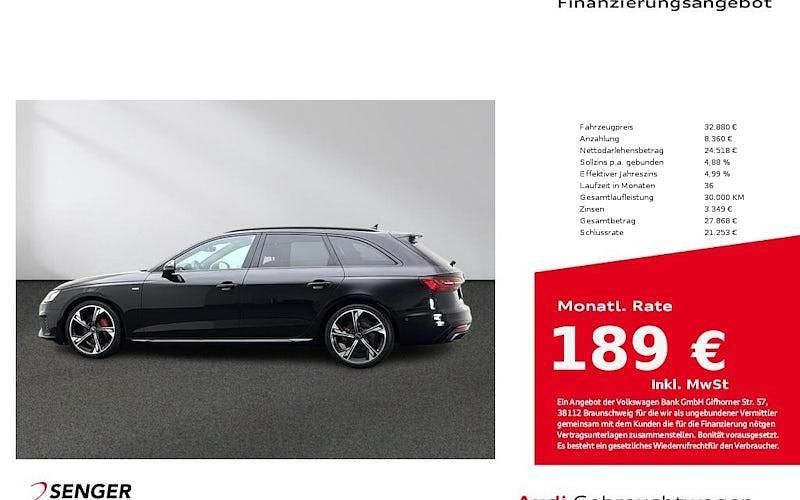 Gebraucht Audi A4 S-Line 204 PS (150 kW) 2023 Schwarz Kombi