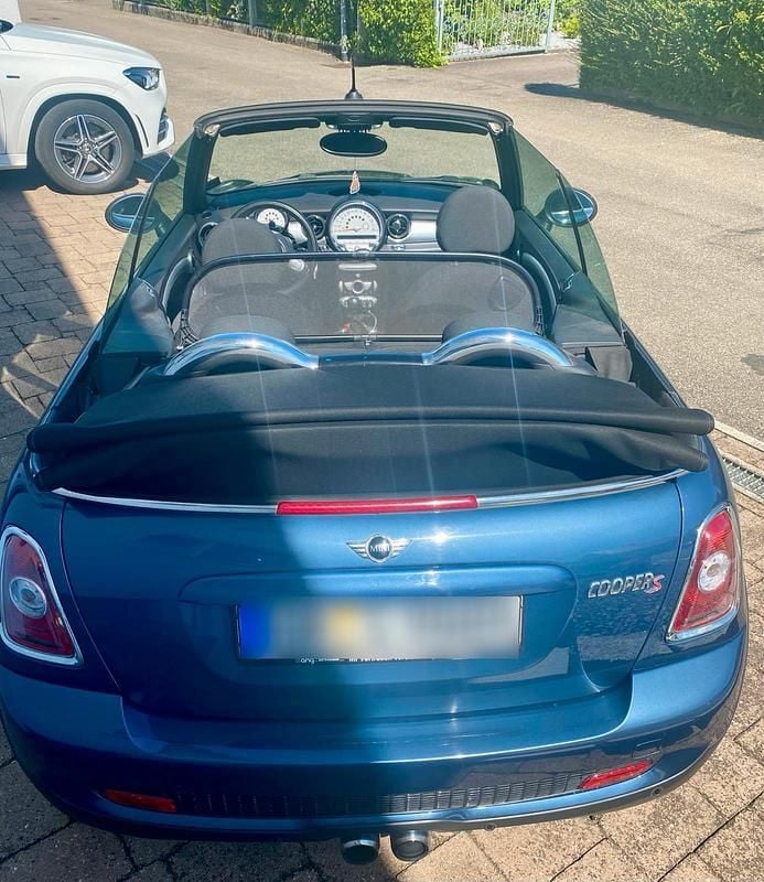 Usata Mini Cooper S Cabriolet 175 CV (128 kW) 2009 Blu Cabrio