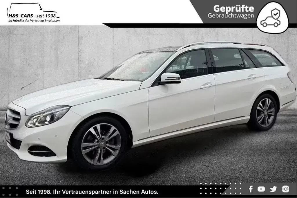 Gebraucht Mercedes E220 170 PS (125 kW) 2014 Weiß Limousine
