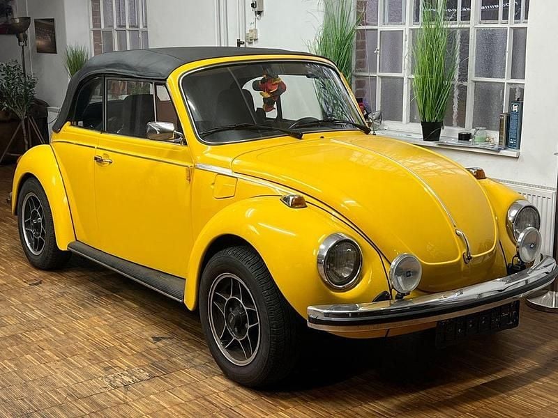 Gelb Gebraucht 1974 VW Käfer Cabrio | 28.900 € - Bild 1/4