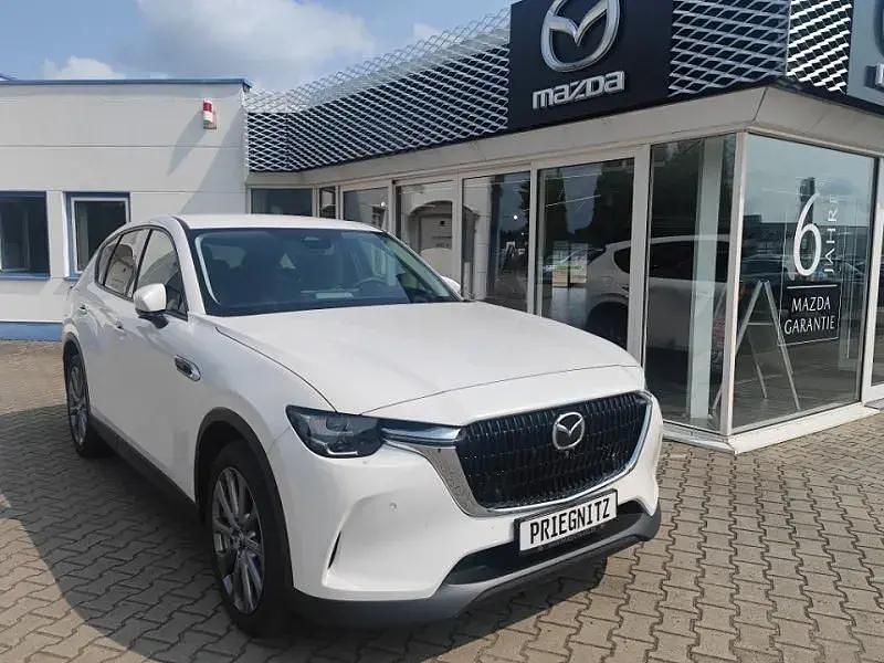 Rhodium white Gebraucht 2024 Mazda CX-60 Exclusive-Line SUV | 45.490 € (Fairer Preis) - Bild 1/4