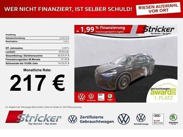 Schwarz (grenadillschwarz metallic) Gebraucht 2022 VW ID.4 Pure SUV | 23.948 € (Superpreis) - Bild 1/3