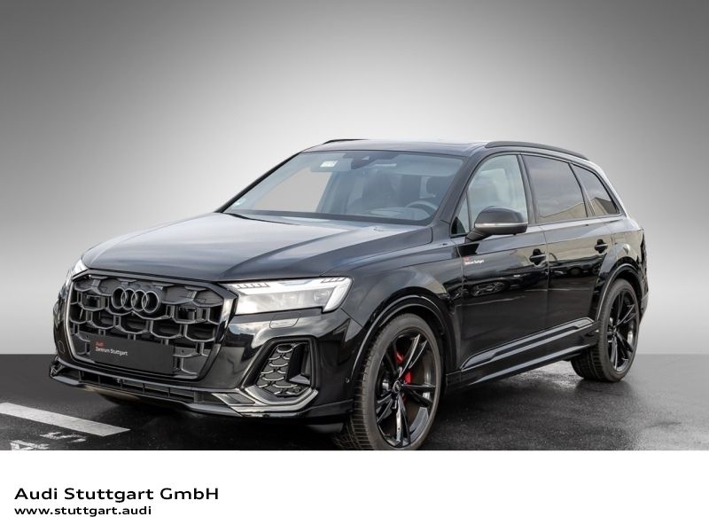 Mythosschwarz metallic Gebraucht 2024 Audi Q7 S-Line SUV | 93.380 € - Bild 1/4