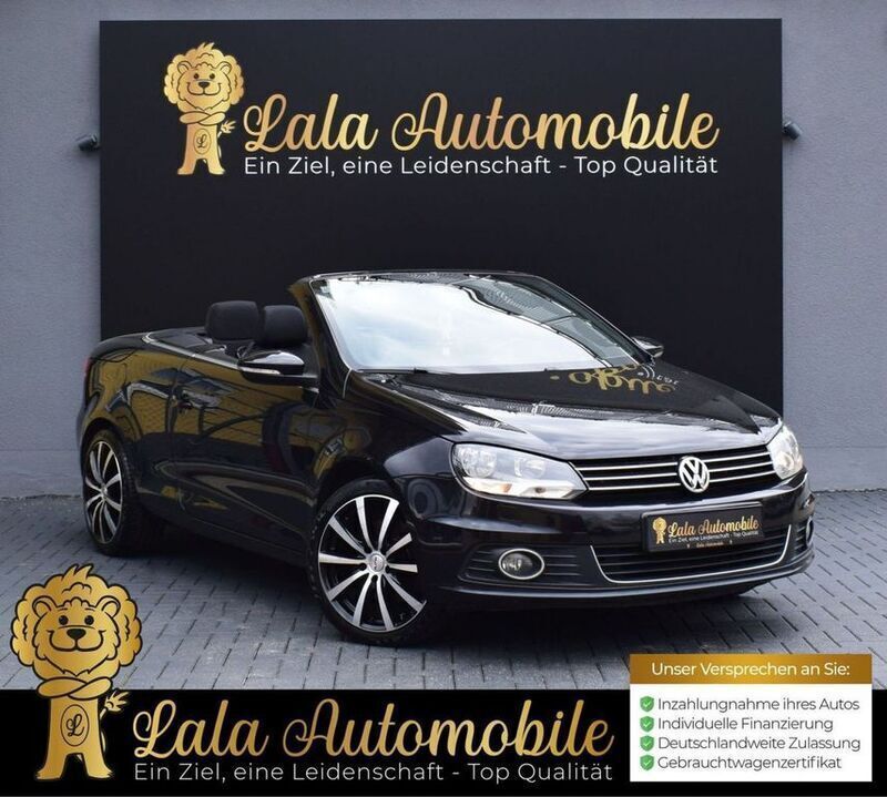 Schwarz Gebraucht 2012 VW Eos Cabrio | 8.980 € (Fairer Preis) - Bild 1/4