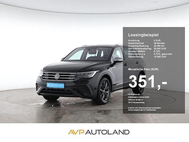 Gebraucht VW Tiguan Allspace Life 150 PS (110 kW) 2022 Deep black perleffekt SUV