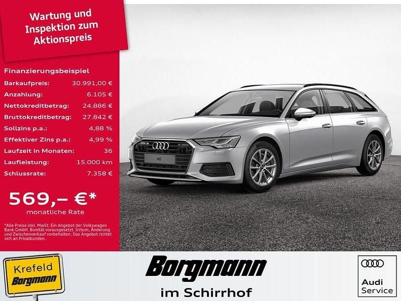 Silber / florettsilber Gebraucht 2020 Audi A6 Design Kombi | 30.991 € (Guter Preis) - Bild 1/4