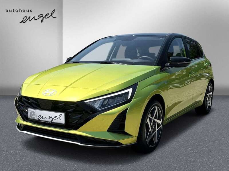 Lucid lime / phantom black Neu 2024 Hyundai i20 Prime Kleinwagen | 24.149 € (Fairer Preis) - Bild 1/4
