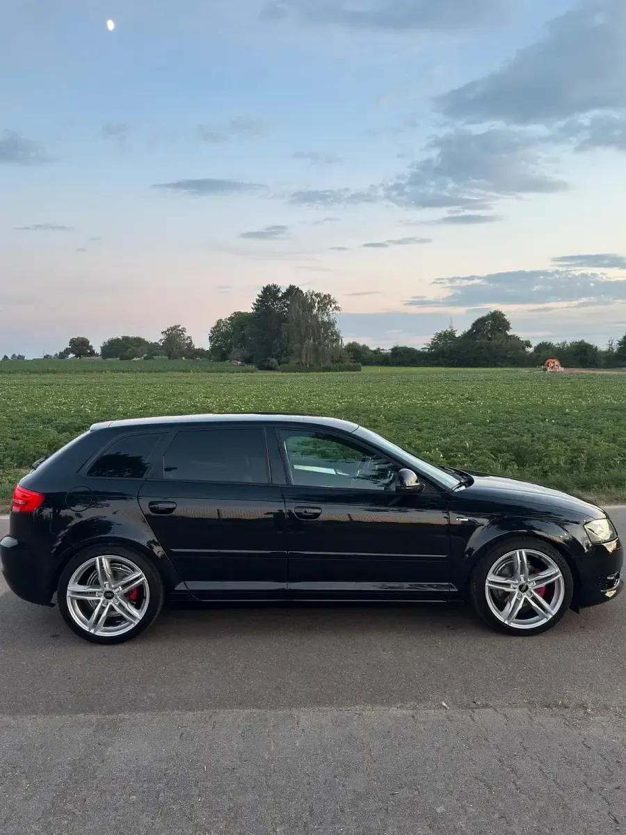 Gebraucht Audi A3 S-Line 125 PS (91 kW) 2008 Schwarz Kleinwagen
