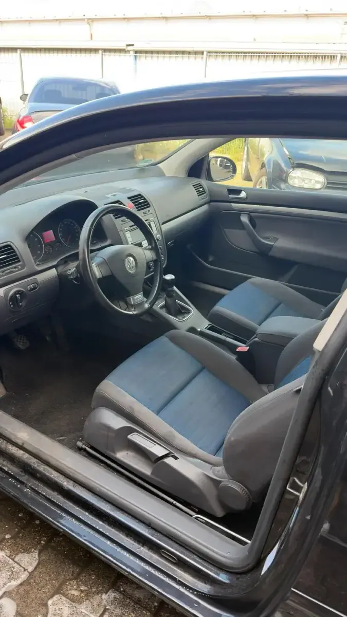 Gebraucht VW Golf V 2007 Schwarz Kleinwagen