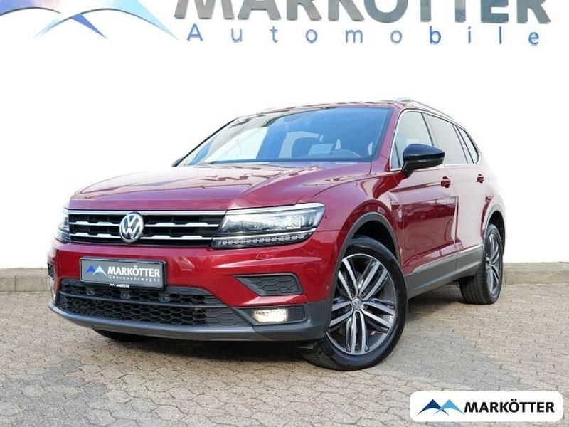 Ruby red metallic Gebraucht 2020 VW Tiguan Allspace United SUV | 28.990 € (Fairer Preis) - Bild 1/4