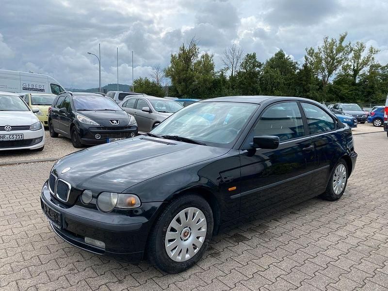 Schwarz Gebraucht 2002 BMW 316 Compact Sport Line Kleinwagen | 1.250 € (Guter Preis) - Bild 1/4
