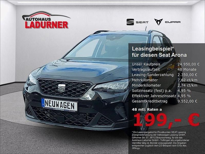 Schwarz Gebraucht 2025 Seat Arona SUV | 24.950 € (Teuer) - Bild 1/4